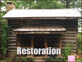 Historic Log Cabin Restoration  Upson County, Georgia